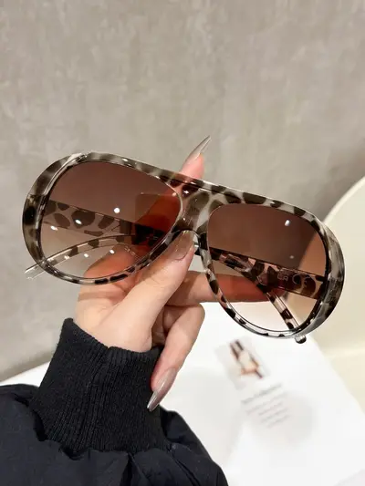 5-Pack Large Frame Aviator Sunglasses for Women, UV400 - 12