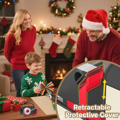 Rollenschneider für Geschenkpapier mit Band und Griff, Papierschneidemaschine