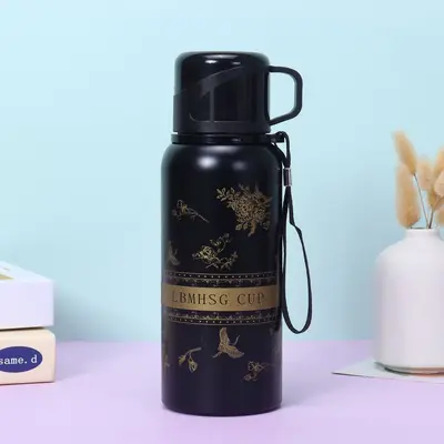 316 Stainless Steel Thermos Bottle Large Capacity Portable Student Tea Cup - 8