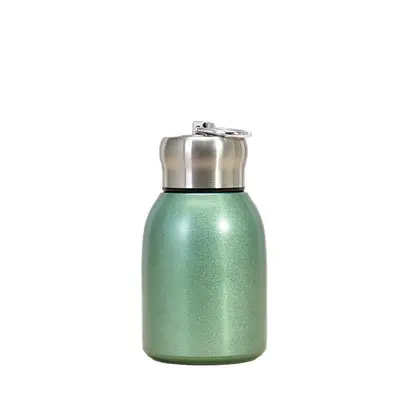 Mini Thermos Cup with Pull Ring, Pocket Size, Simple and Stylish Design - 6