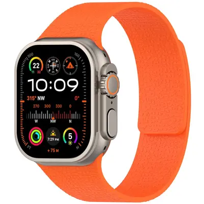 Women's Ultra Silicone Magnetic Pebble Strap for Apple Watch - 7