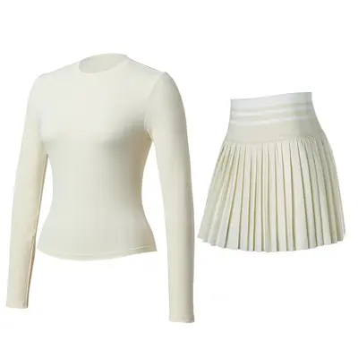 Long-Sleeve Yoga Sports Set, Stretch, Quick-Dry - 13