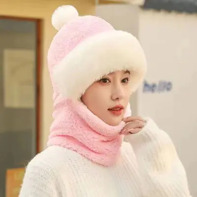 Winter Hat with Ear Protection, Windproof, Fleece-Lined Neck Gaiter and Mask - 8