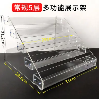 Mehrstufiges transparentes Acryl-Display für Kosmetik und Nagellack