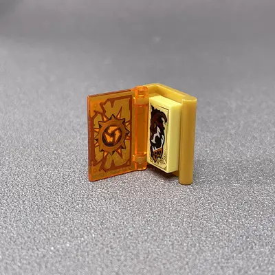 MOC-Bausteine Referenzbuch mit Minifiguren-Halter - 11