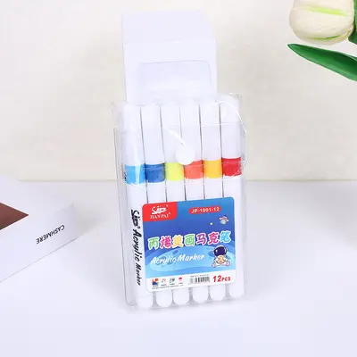 Acrylic-Marker-Set Lagerbestand, überlagerbarer Acrylmarker für Kinderzeichnungen und Graffiti, direkt vom Hersteller, Acrylic-Marker in Beuteln - 7