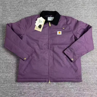 Kaha J01 Detroit-Style Thick Washed Canvas Jacket with Retro Collar - 9