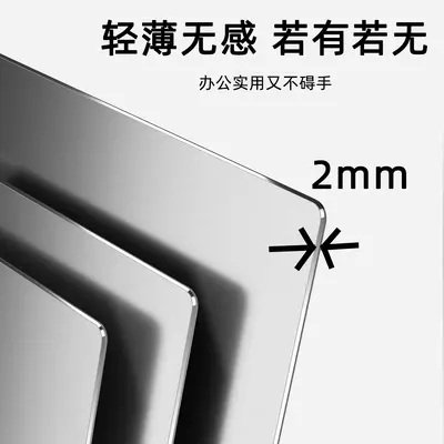 Metal Gaming and Office Mouse Pad, Aluminum Alloy, Waterproof, Wear-Resistant