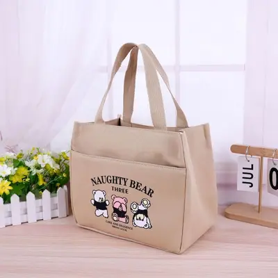 Canvas-Lunchbag, Mami-Tasche, Handtasche für den Alltag - 8