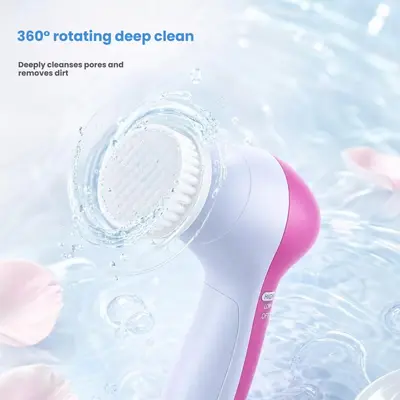 Cross-border Jiabimei 2025 New Home Electric 5-in-1 Facial Cleanser, a popular device for sensitive skin.