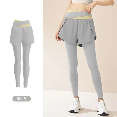 Kadın Yoga Pantolonu, Yüksek Bel, Yan Cepli, Şeffaflık Önleyici Spor Pantolonu - 6
