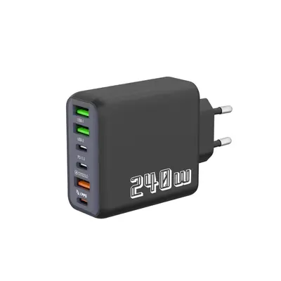 240W Çok Portlu Telefon USB Şarj Cihazı Üç-in-Bir Hızlı Şarj PD Şarj Başlığı Çoklu Delikli iQOO Şarj Başlığı Evrensel - 8
