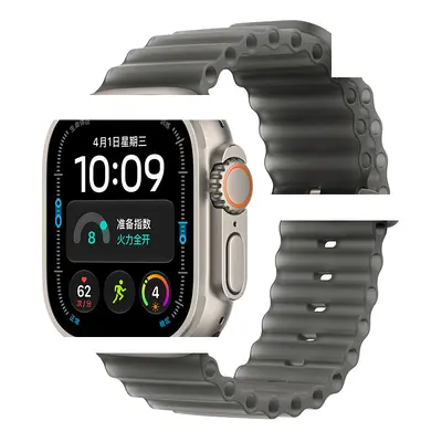 Translucent Ocean Band for Apple Ultra 4/S10/11, Stretch Clasp - 8