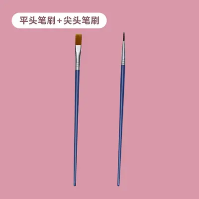 批发儿童丙烯颜料12色套装6连体学生美术画画涂色石膏娃娃颜料条 - 9