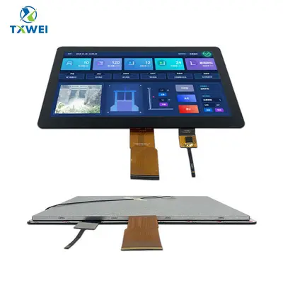 10.1 Inch LCD Screen, Capacitive Touch, 1024x600, LVDS, 500 Brightness