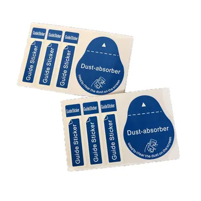 Tempered Glass Screen Protector Kit with Dust Removal, 3-Piece Alcohol Pad Set