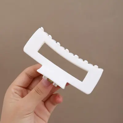 New Minimalist Temperament Hair Clip Women Soft Silicone Shark Clip Korean High-end Feel Claw Clip Large Volume Cross-border Hair Accessories - 12