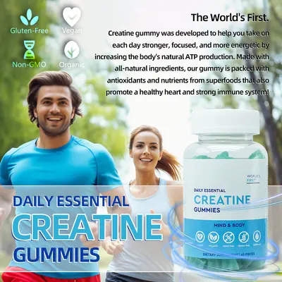 Kreatin Gummies 60 Adet Vegan