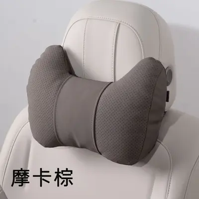 Car Headrest and Lumbar Support Pillow, S-Type, Adjustable - 11
