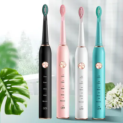Smart Electric Toothbrush with USB Charging and DuPont Soft Bristles