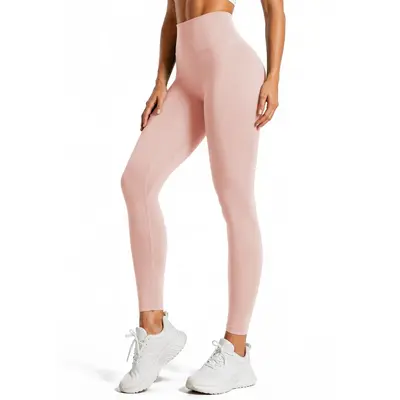 Kadın Şeftali Kalça Yoga Pantolonu, Hızlı Kuruyan Dar Kesim Spor Tayt - 12