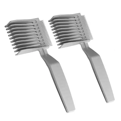 Men's Barber Fade Comb, Caliper Comb, Long Handle Clipper Comb