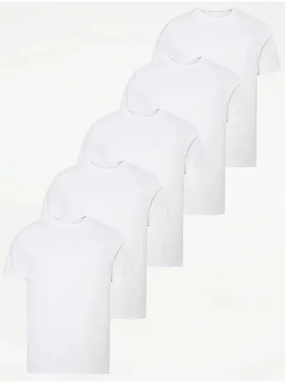 Men's Sports T-Shirt 6-Piece Set, Solid Color, Quick-Dry Fabric - 12