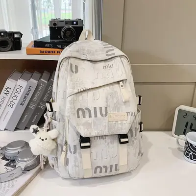 Lightweight Fashionable New Model Backpack 2026 Large Capacity Graffiti Student Backpack Casual Trendy Daily Commute School Bag - 8