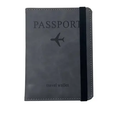 Sınır ötesi nokta RFID pasaport tutucu bilet koruyucu kapak taşınabilir çok fonksiyonlu yurtdışı çoklu kart yuvası PU deri pasaport çantası - 10