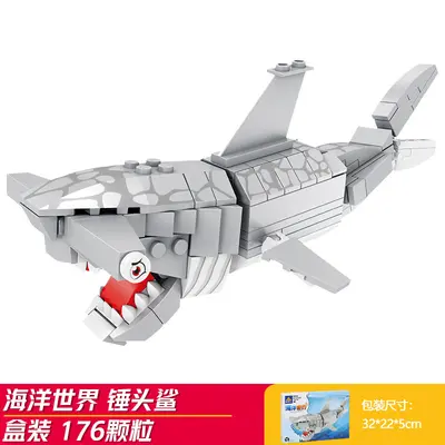 Kaizhi Building Blocks Ocean Animals Set, King Crab and Lobster, Educational Toy - 7