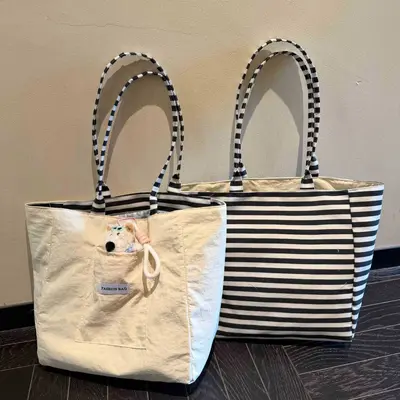 Çift Taraflı Leopar Desenli Kadın Tote Çanta, Sırt ve Omuz Askılı - 8