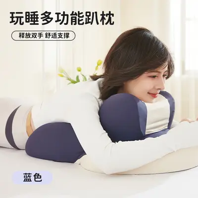 Memory Foam Bedside Sleep Pillow for Lying Down in Bed - 8