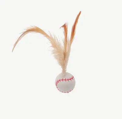 Katzen-Teaser-Stab mit elastischem Federball - 8