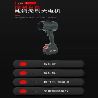 Turbo Ducted Fan, Industrial Lithium Battery Blower, High Power