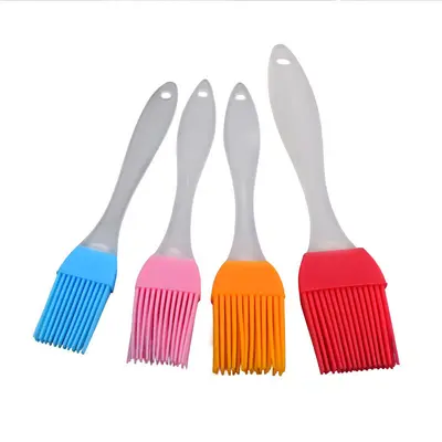 Ambalajlı silikon fırça, sos yağı fırçası, krema fırçası, kek pişirme mutfak silikon fırçası, barbekü barbekü fırçası - 6