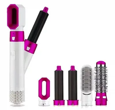 5-in-1 Hot Air Hair Dryer Brush with Auto Hair Suction, Bladeless - 13