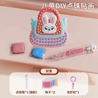 DIY elmas boyama oyuncağı, otomatik boncuk kalemi, stres giderici - 8