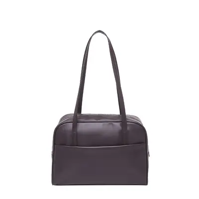 Koreli Tarzı Büyük Kapasiteli Tek Omuz Çantası Kadın 2025 Sonbahar Yeni Koleksiyonu Vintage Koltuk Altı Çantası Şık Minimalist Stil Tote Çanta - 10
