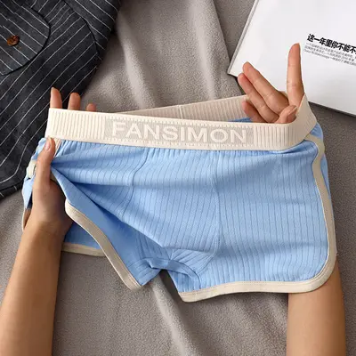 Slim Fit Erkek Boxer Külot Orta Bel Nefes Alabilen Çok Renkli - 7
