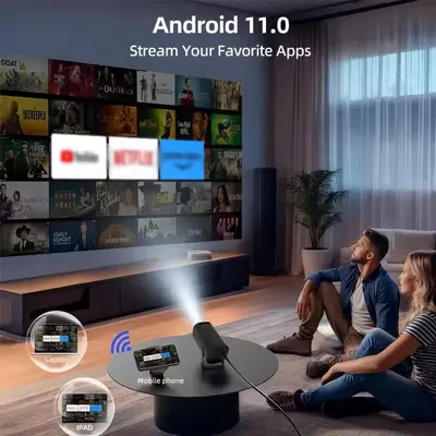 Cross-border home high-resolution projector Bluetooth portable mini 4K micro mobile phone Y5S home cinema projector