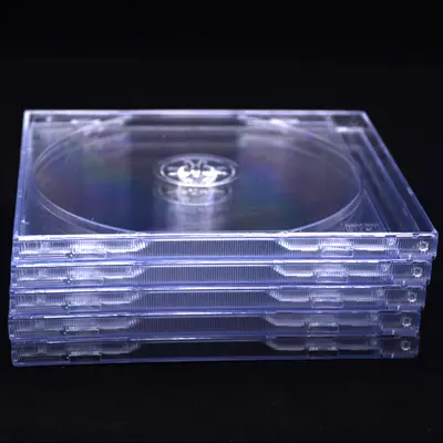 Высококачественный имитационный акриловый бокс для оригинальных CD/DVD, прозрачный органайзер для хранения со звёздным узором, альбом для CD, бокс для DIY-дизайна ногтей