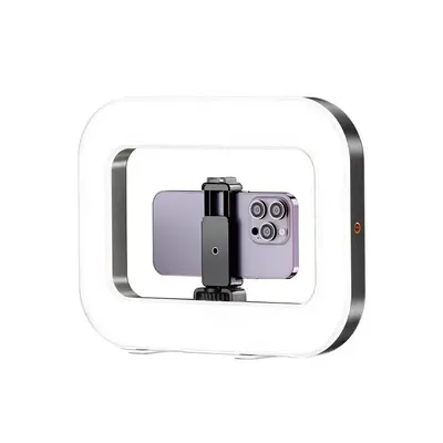 YM200 tragbares Handstrahler, Außenbereichs-Live-Streaming, Beauty-Fotografie, Kaninchenkäfig-Füllleuchte, Fotografie-Tischring-Leuchte. - 6