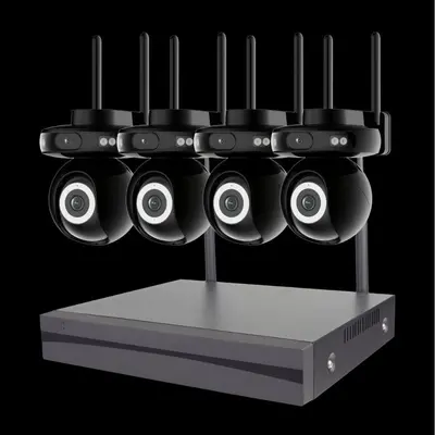 3MP/5MP Top Makinesi WIFI Kablosuz İzleme Seti 4 yollu 8 yollu Güvenlik Ekranlı NVR Seti Kablosuz CCTV Toptan - 8