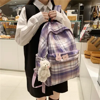 Women's Casual Backpack, Artistic Style, for Primary School and Commuting - 5