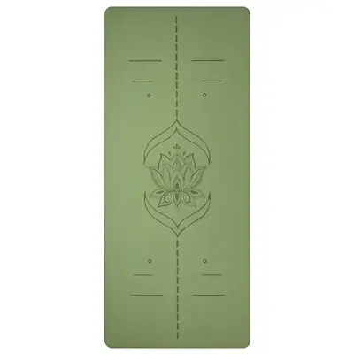 Extra Wide 80 cm Matte Natural Rubber Yoga Mat, Non-Slip and Thickened - 6