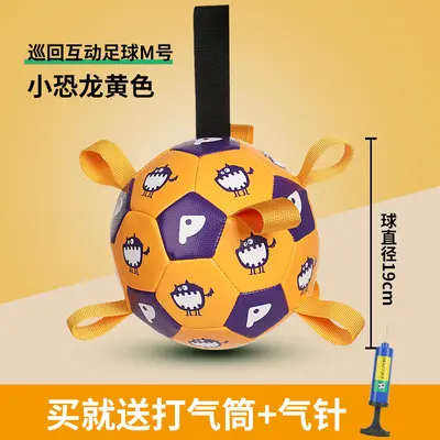 Interactive Football Dog Toy for Outdoor Use, Bite-Resistant - 10