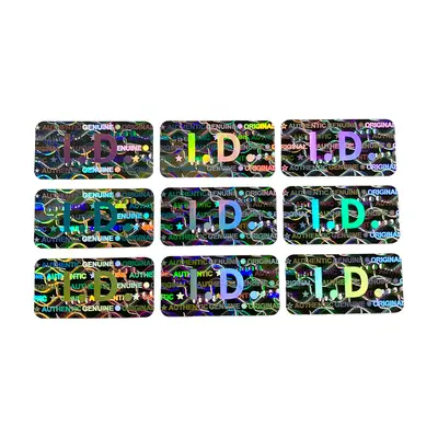Laser Holographic Anti-Counterfeit Label, Self-Adhesive Sticker