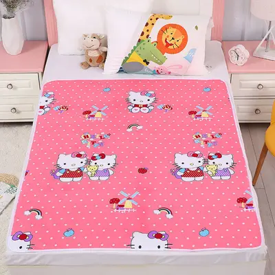 Washable Waterproof Incontinence Bed Pad for Elderly, Large, 100% Cotton - 12