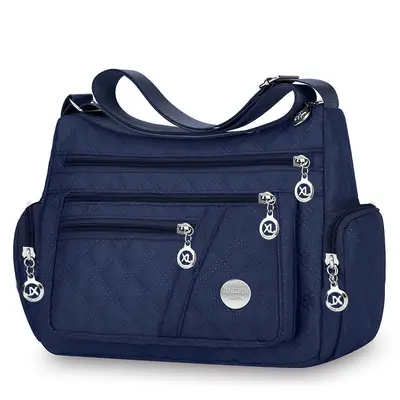Middle-Aged Mom Dumpling Bag Solid Color Minimalist Single-Shoulder - 2