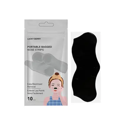Bamboo Charcoal Nose Strips, Blackhead Removal - 6